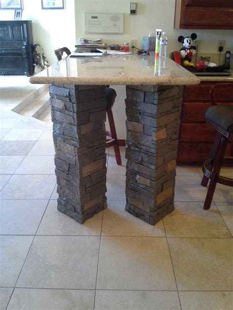 Stone Kitchen Island Diy Things In The Kitchen