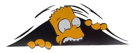 Calcomanía De Vinil Con Imagen De Bart Simpson Meses sin intereses