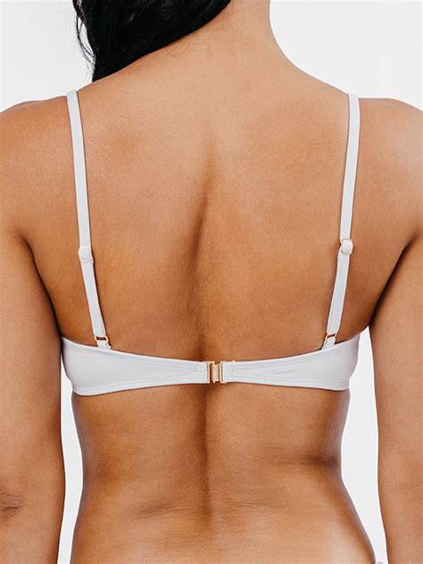 Baia Underwire Bikini Top Wei Nachhaltige Bademode