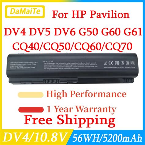 Laptop Battery For HP Pavilion DV4 DV5 DV6 G50 G60 G61 G70 G71 484170