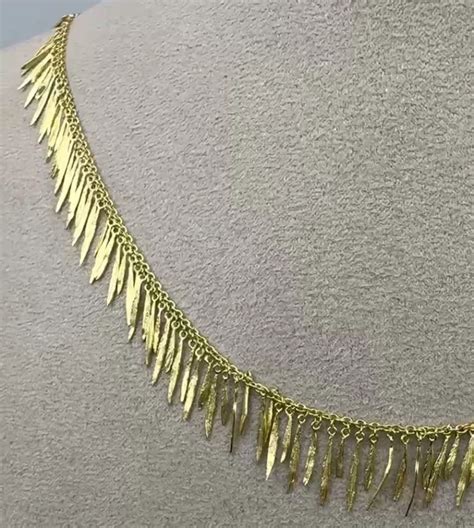 H Stern Feather Necklace Bracelet H Stern