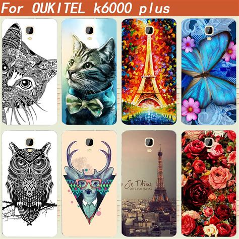 High Quality Flower Tiger Owl Towers Phone Back Cases For Oukitel K