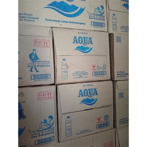 Jual Aqua 600ml Botol Tanggung Minuman Kemasan Air Kemasan