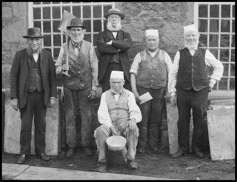 Withnell Fold Paper Mill Mr Parke And Some Of His Papermakers