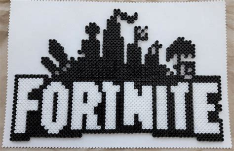 Fortnite Game Logo Wall Decoration Decal Hama Beads Original Gift