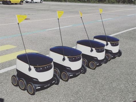 Les Robots Autonomes De Starship Technologies Pr Ts Livrer Washington