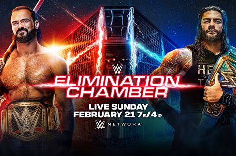 Wwe Elimination Chamber 2021 Full Match Card When Where And How To