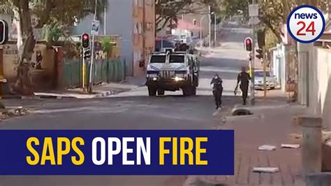 Watch Police Open Fire On Residents In Yeoville News24 Caught In The