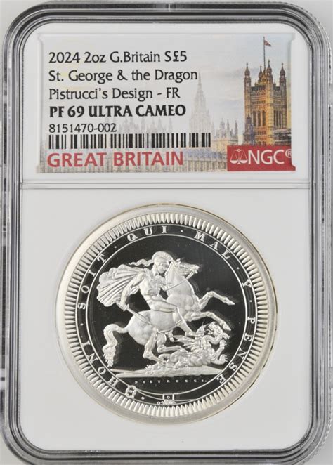 The Great Engravers St George The Dragon Oz Silver Proof Coin