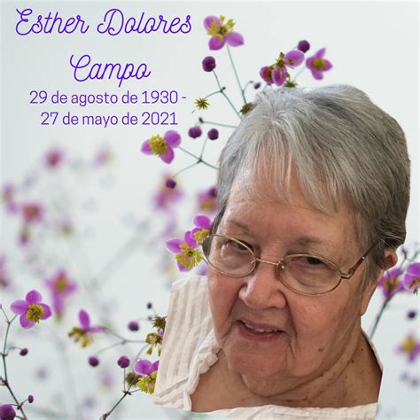 Obituary and Legacy of Esther Campo 28