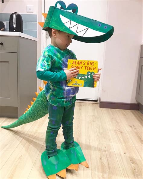 Kids Diy Crocodile Costume Crocodile Costume Diy Costumes Kids Diy