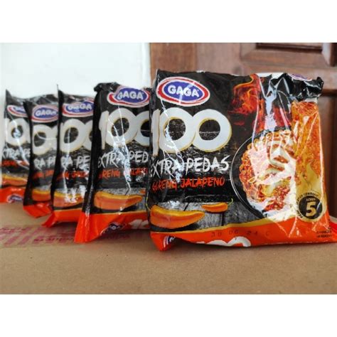 Jual Mie Goreng Gaga 100 Extra Pedas Jalapeno 5 Bungkus Shopee Indonesia