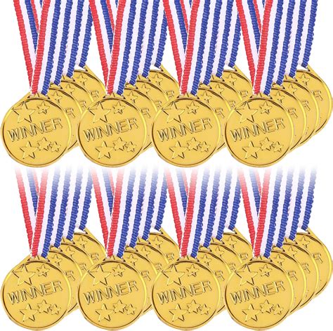 Medals Awards For Adults And Kids 30 Pieces Gold Plastic Winner Award