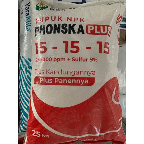 Jual Pupuk NPK Phonska Plus Repack 20 KG Shopee Indonesia