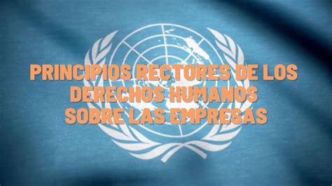 Principios Rectores De Los Derechos Humanos Sobre Las Empresas CSR