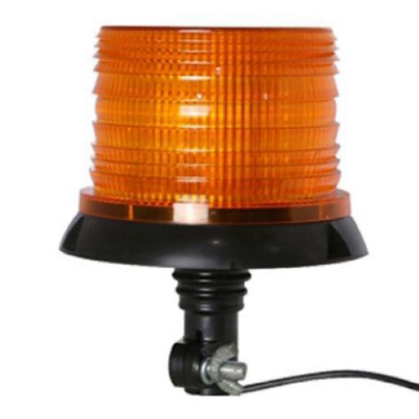 Strobe Beacon LED Light Flexible Base Rooftop Hazard Red Amber Traffic