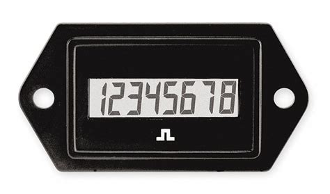 Electronic Counter Number Of Digits In Black Numbers Lcd