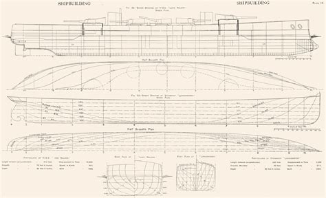 Shipshms Lord Nelson Londonderry Sheer Drawings Half Breadth Body