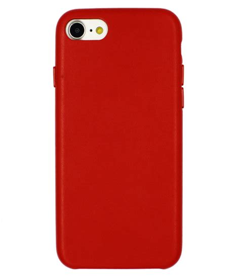 Apple iPhone X - Leather Case - Red - Mobile Phone Parts