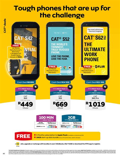 Special Cat S52 LTE HD Voice On MTN Mega Talk XS Or MTN Mega Gigs XS