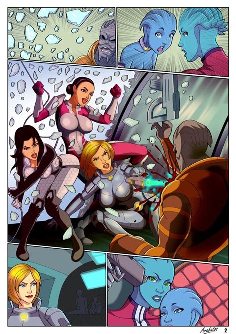 Mass Effect In Lesbian Orgy Comics Porno