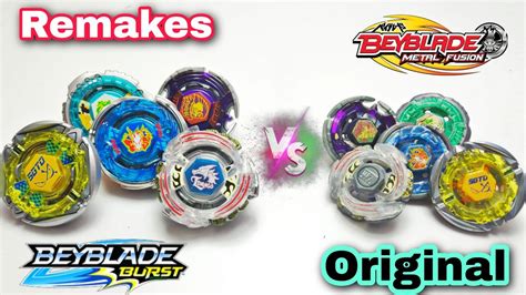 Original Metal Beys Vs Remake Burst Beyblades Fight IS Remake Better