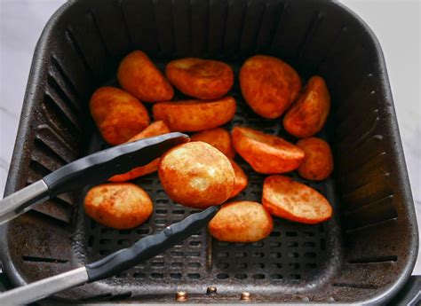 How To Make Frozen Roasted Potatoes In An Air Fryer Cook Simply