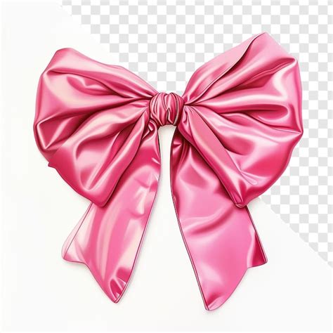 Premium PSD Satin Bow Illustration Transparent Background