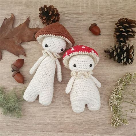 Finn And Phill The Mushrooms Critter Stitch Crochet Pattern Amigurumi