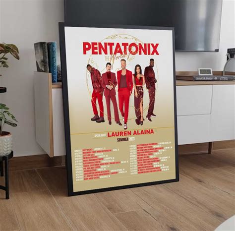 Pentatonix Add 2023 Tour Dates Poster Etsy