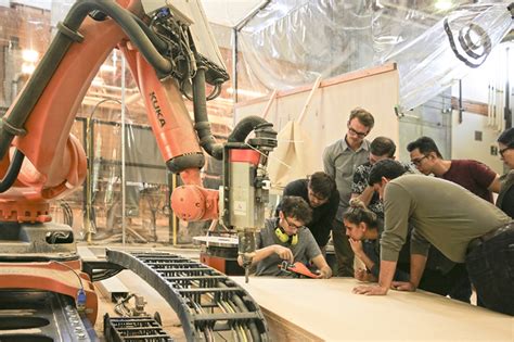 Robot Made Large Scale Robotic Timber Fabrication In Architecture