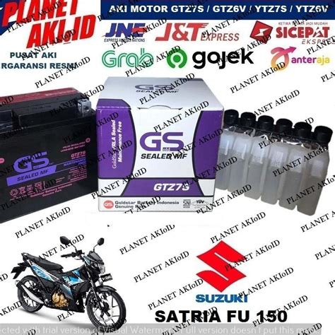 Jual Best Aki Motor Suzuki Satria FU 150 GTZ7 GTZ7S GTZ 7S GS Y Accu