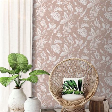 Papel Pintado Vegetaci N Con Hojas Aruba De Kemen Wallcoverings