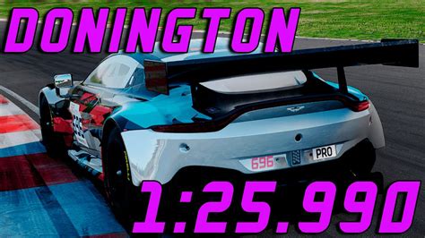 HOTLAP AMR V8 VANTAGE GT3 DONINGTON PARK 1 25 990 1 9 8 YouTube