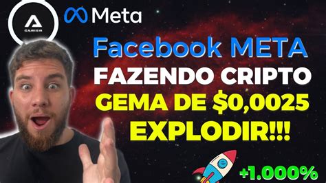 Facebook Meta Faz Criptomoeda De Explodir Uma Gema Barata