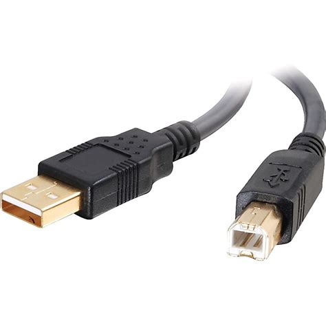 C2g 164ft Usb A To Usb B Cable Ultima Series Black Mm Type A