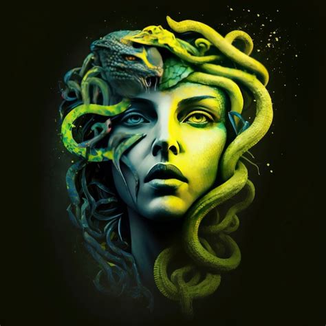 Goddess Of Snakes Medusa Head Of MedusaEuryale Goddess Gorgon Amazon