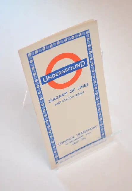 LONDON TRANSPORT UNDERGROUND Map Diagram Of The Lines Hutchison 1961