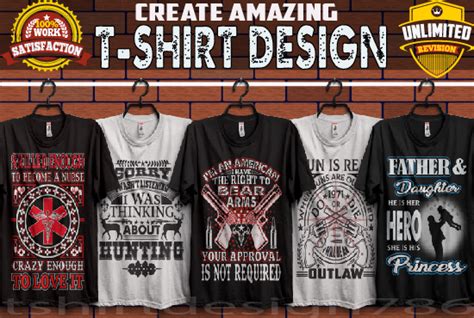 I Will Create Eye Catching Custom T Shirt Design For Seoclerks