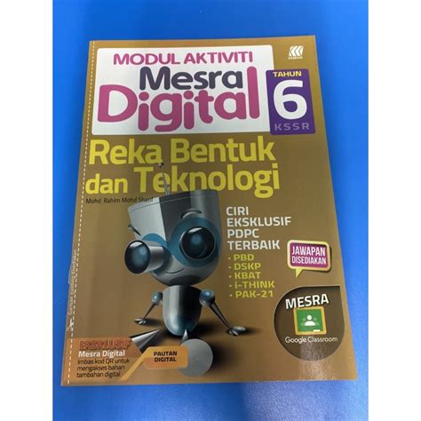 Sasbadi 2021 Modul Aktiviti Mesra Digital Reka Bentuk Dan Teknologi