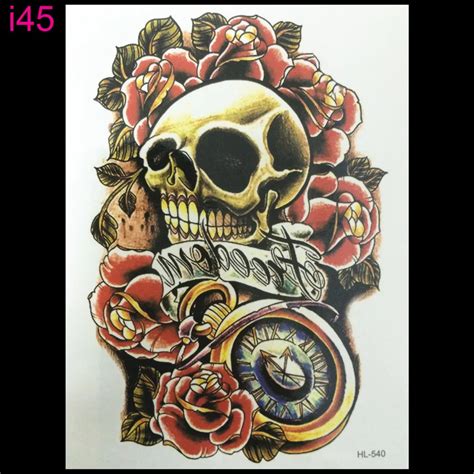 Skeleton 3d Tattoo Temporary Tattoo Stickers Flash Tattoos Sex