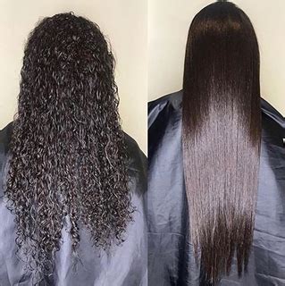 Brazilian Blowout On Very Curly Hair Before And After Blowout Hair