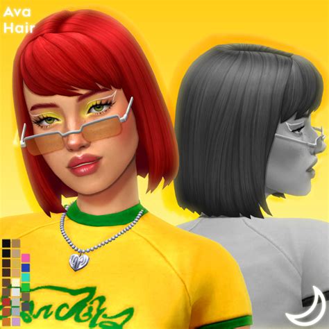 AVA HAIR BY IMVIKAI Danielle Sims4 On Tumblr