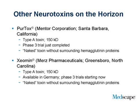 Neurotoxins In The Clinic And On The Horizon Slides With Transcript