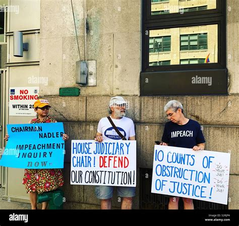 July 1 2019 New York City Protesters Outside House Judiciary Chair