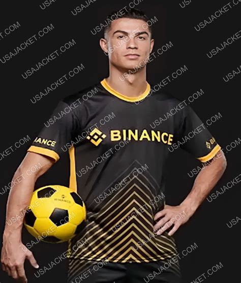 Order Cristiano Ronaldo Binance Jersey | New Arrival Black T-Shirt