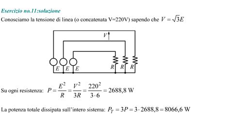 Carico Trifase Equilibrato A Stella Potenza Attiva Assorbita