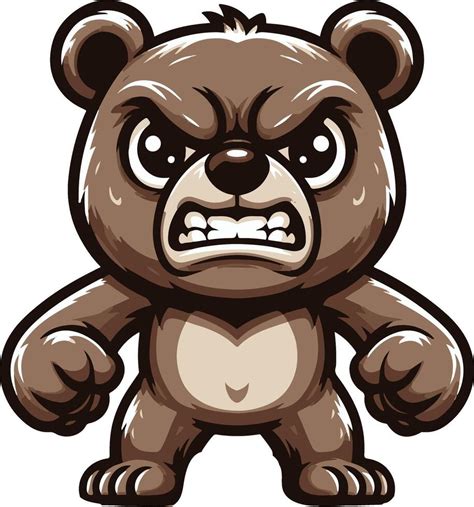 Scary Bear Drawing Vector Art, Icons, and Graphics for Free Download