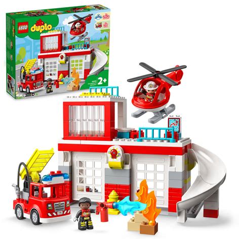 LEGO DUPLO Brandweerkazerne En Helikopter 10970