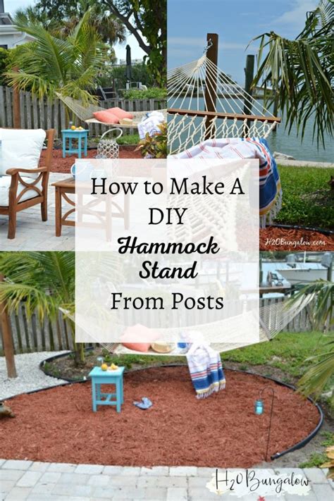 How to Build A Durable DIY Hammock Stand From Posts